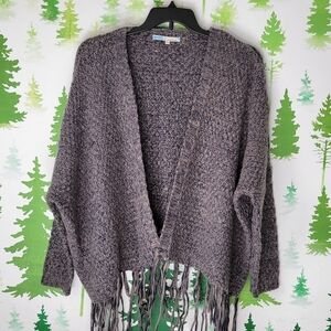Cecico Fringe Sweater Wrap